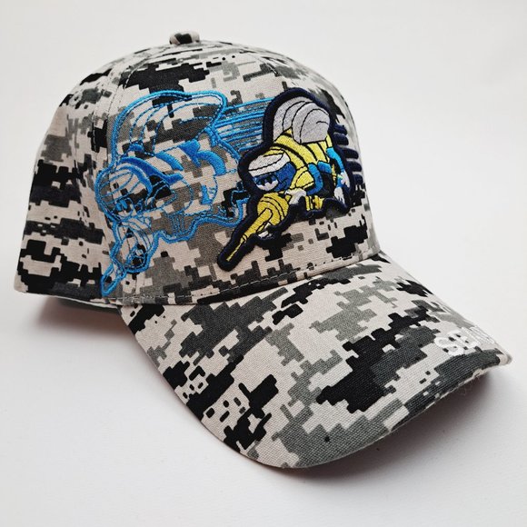 US Navy Seabees Can Do Men's Ball Cap Hat Embroidered Digital Camouflage - Picture 3 of 4
